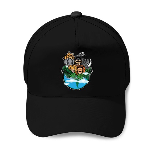 Wildlife Earth Animals Animal Welfare Gift Baseball Caps