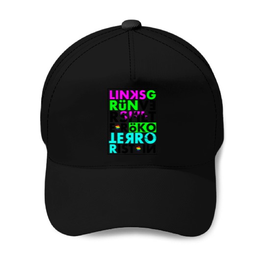 left green sapled eco terrorist Baseball Caps