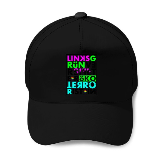 left green sapled eco terrorist Baseball Caps