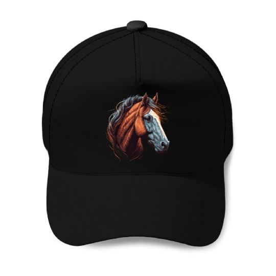 Horse Head Baseball Caps