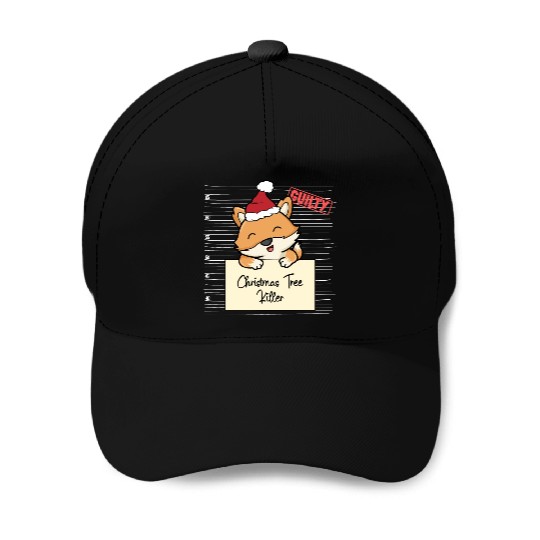 Fox christmas funny prison Baseball Caps
