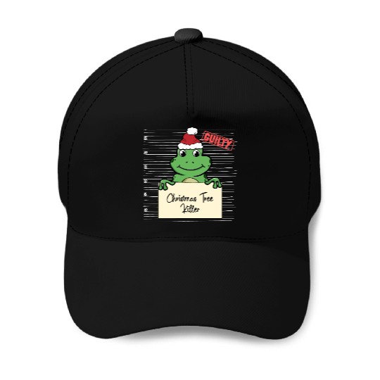 Frog christmas funny prison Baseball Caps