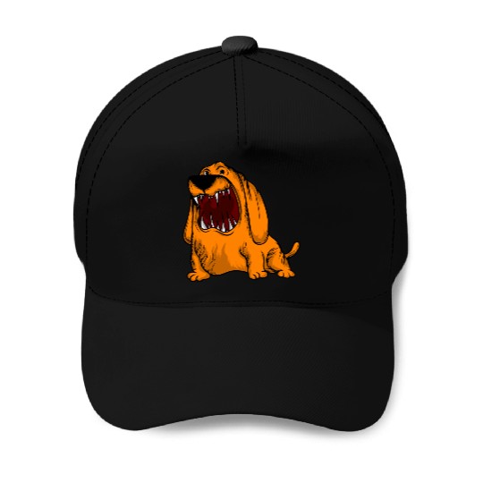 Scary Big Mouth Dog Owners Pet Lover Gift Ideas Baseball Caps