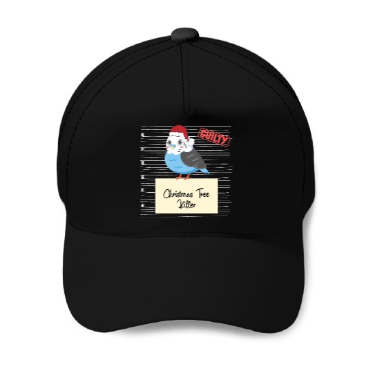 budgie christmas funny prison Baseball Caps