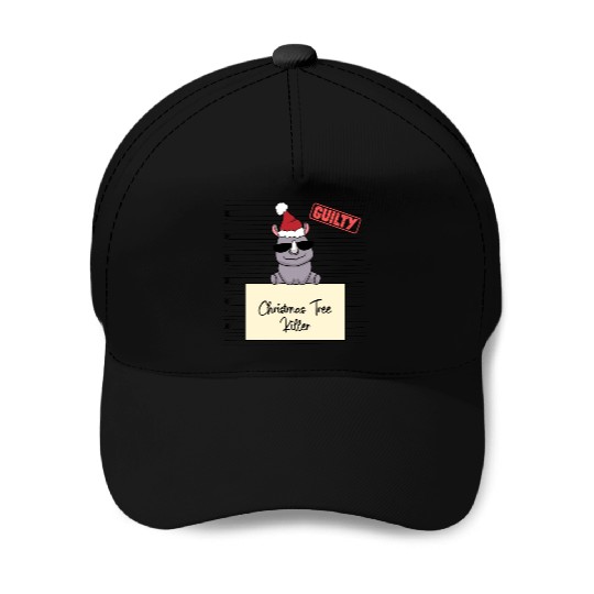 rhino christmas funny prison Baseball Caps