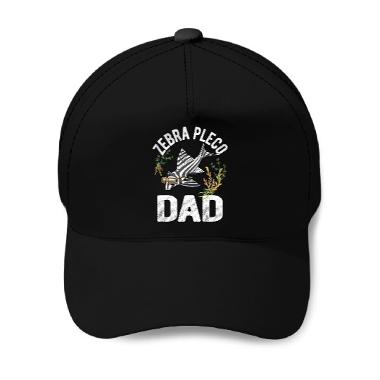 Zebra Pleco Dad Hypancistrus Catfish Fishkeeper Baseball Caps