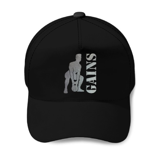 Bodybuilder Workout Squats Exercise Gift Baseball Caps