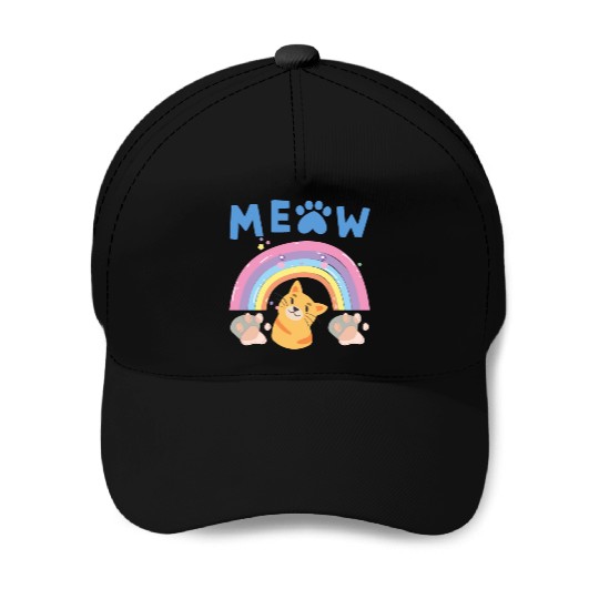 I am better with cats, Funny gifts cats, cat mom, Baseball Caps