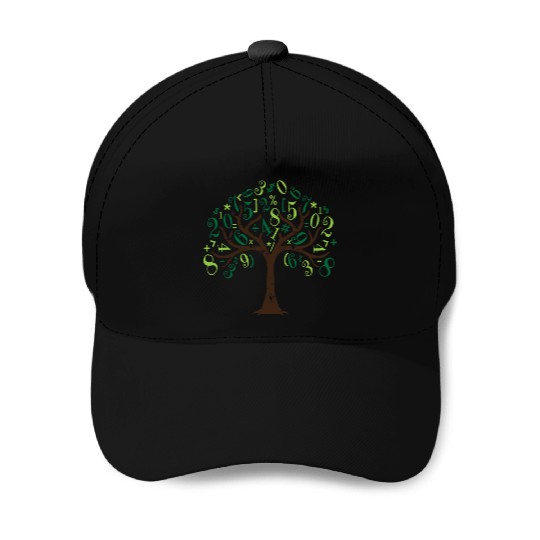 Math Tree Math Tree Mathematics Baseball Caps