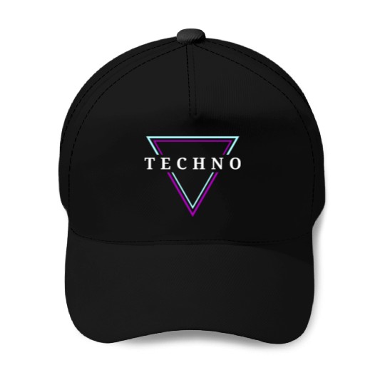 Techno House Party EDM Festival Goa Electro Rave Baseball Caps