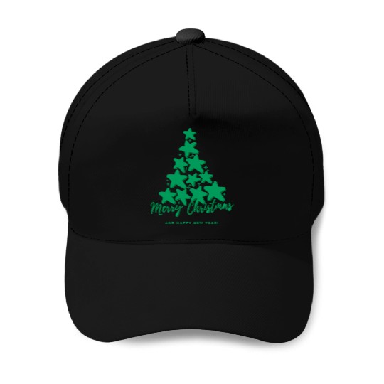 Tree Christmas Baseball Caps
