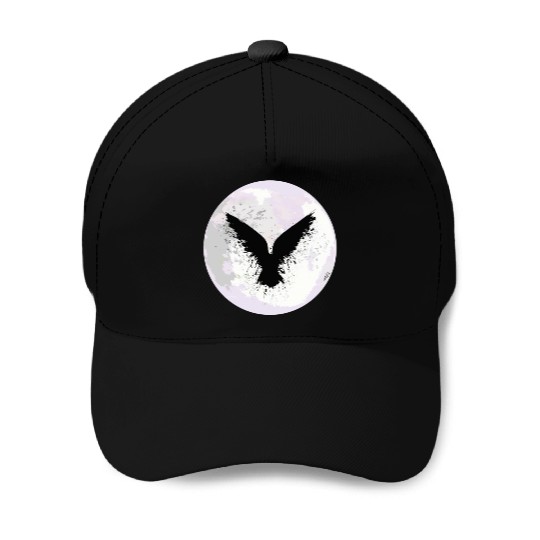 Beautiful Black Crow Raven Bird Watch. Birds Baseball Caps