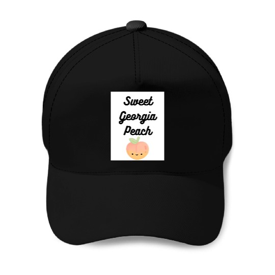Sweet Georgia Peach Baseball Caps