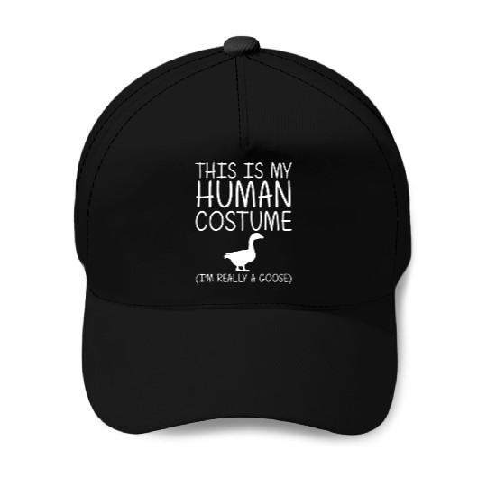 Goose Easy Halloween Human Costume Waterfowl Anima Baseball Caps