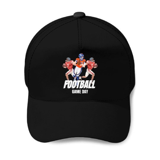 Football Game Day Vibes , Football Season Baseball Caps