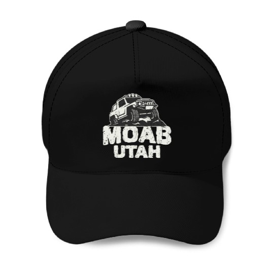Moab Utah - racer Baseball Caps