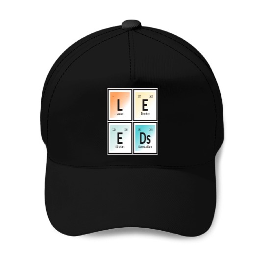 Leeds | Periodic Table of Elements Baseball Caps