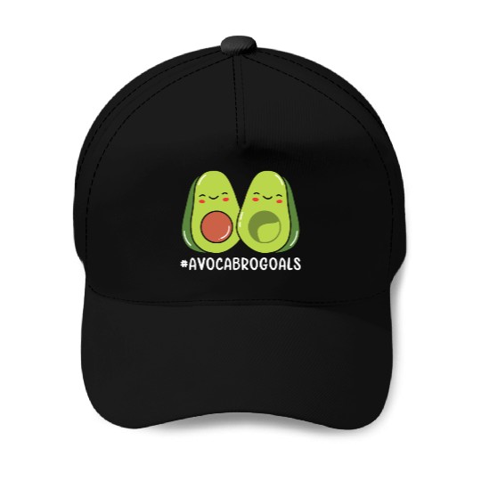 Sibling Big Brother Avocado Goals Hilarious Puns Baseball Caps