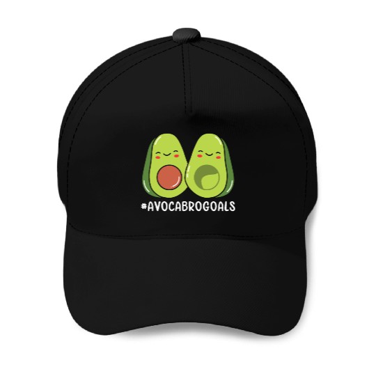 Sibling Big Brother Avocado Goals Hilarious Puns Baseball Caps