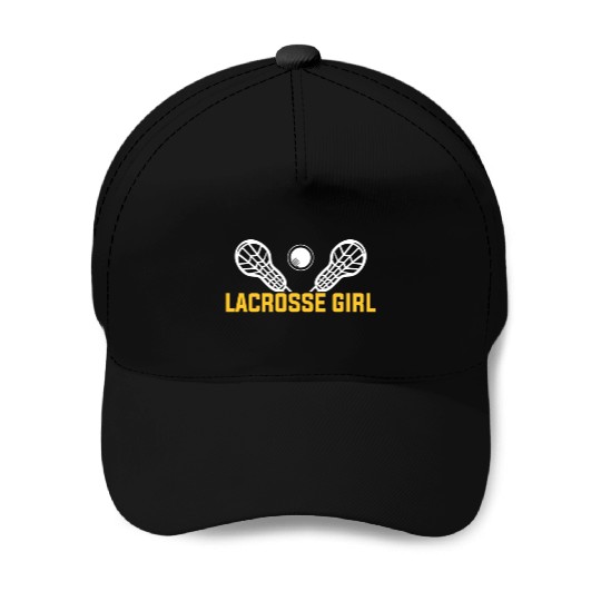 Lacrosse Girl LAX Player Athlete #lax Baseball Caps