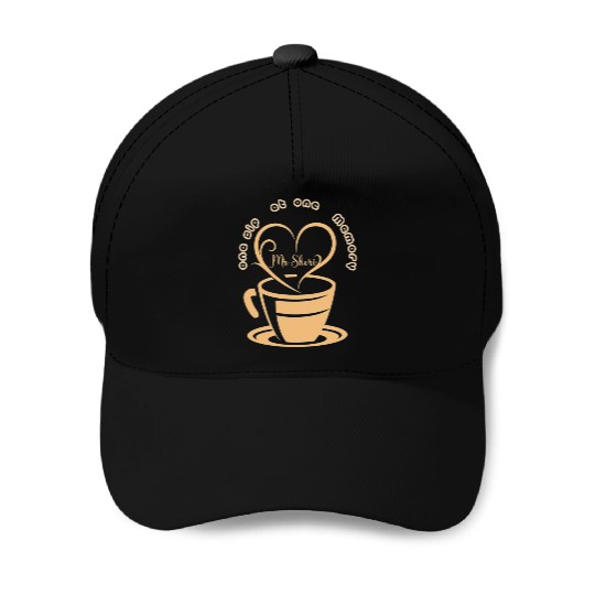 Tea cup Baseball Caps
