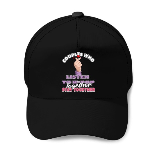 K Pop Couple Baseball Caps