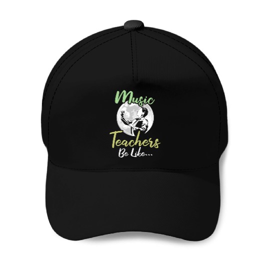 Music Teacher Funny Baseball Caps