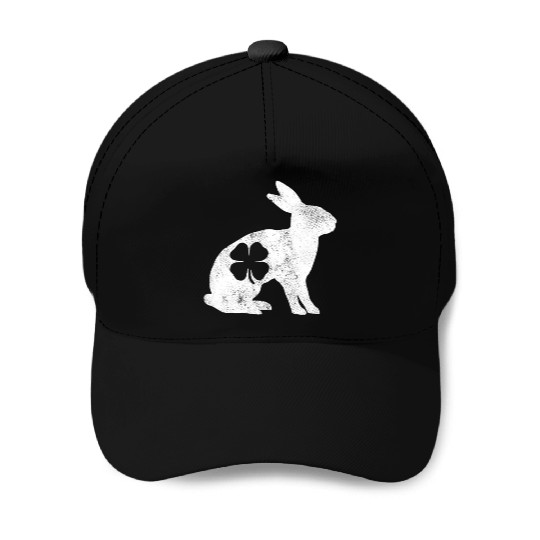 St Patrick's Day Rabbit Bunny Irish Green Shamrock Baseball Caps