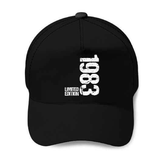 40 Years Vintage 1983 Retro 40th Birthday Baseball Caps