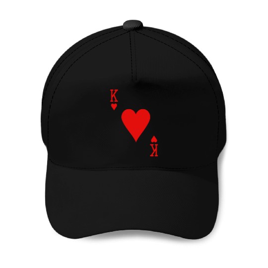 King Of Hearts Matching Couple Saint Valentine's D Baseball Caps
