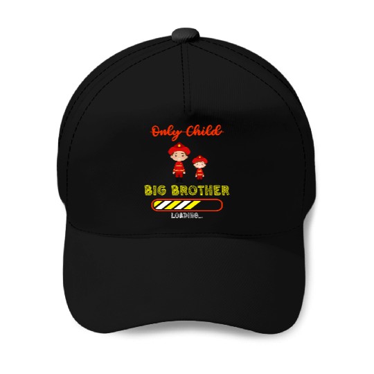 Big brother fire truck fireman Baseball Caps