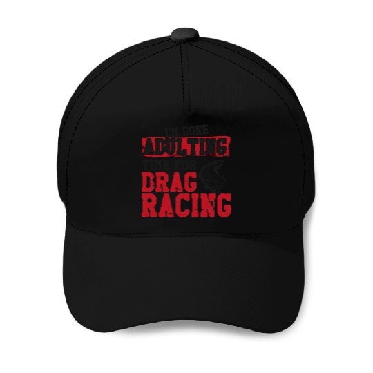 Drag Racing Race Car Vintage I'm Baseball Caps