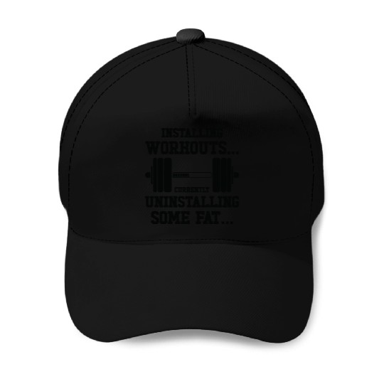 Installing Workout Gym Lover Exercise Baseball Caps