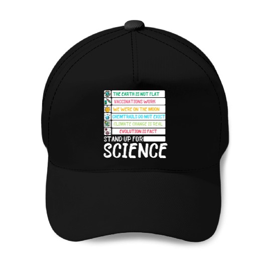 Earth Day Stand Up For Science Science Fiction Day Baseball Caps