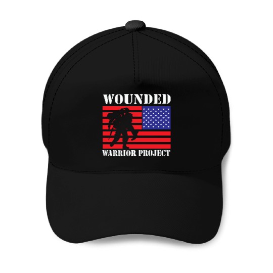Wounded Warrior Project Us Flag Baseball Caps