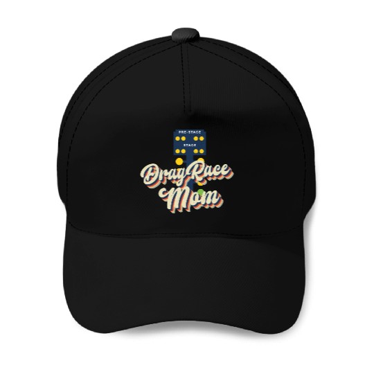 Drag Racing Race Car Mom Retro Baseball Caps