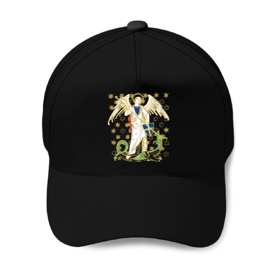 St. Michael the Archangel Icon Dragon Catholic Ang Baseball Caps