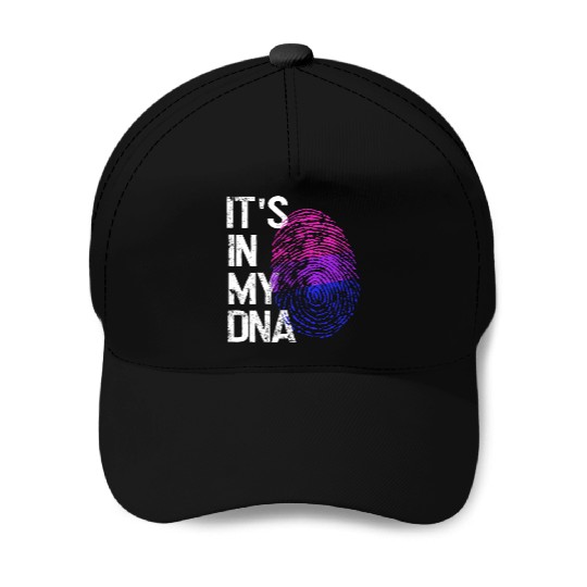 LGBTQ Love in my DNA Baseball Caps
