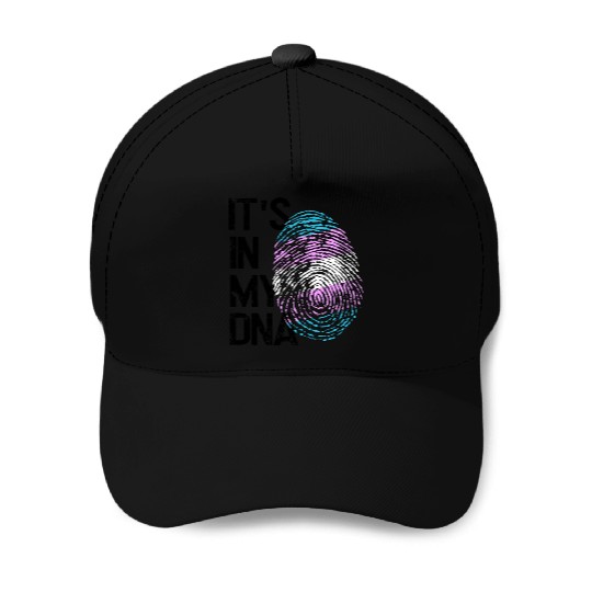 LGBTQ Love in my DNA Baseball Caps