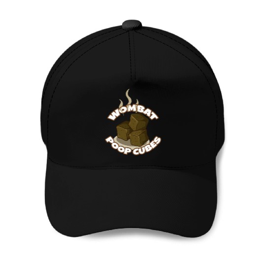 Wombat Poop Cubes Baseball Caps