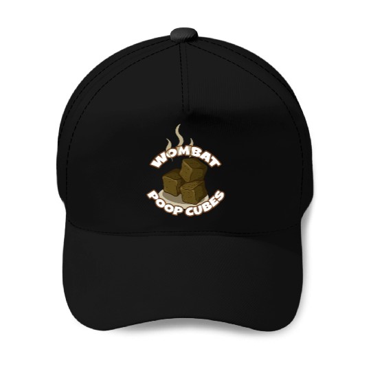 Wombat Poop Cubes Baseball Caps