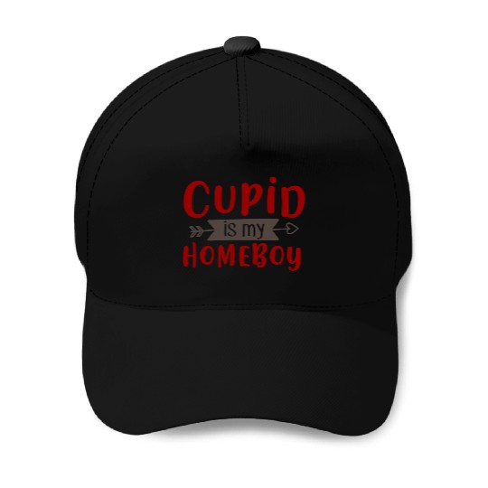 Best Valentines Day Cupid is My Homeboy369 Baseball Caps