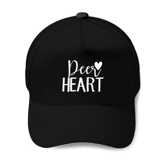 School Valentine Deer Heart97 Baseball Caps