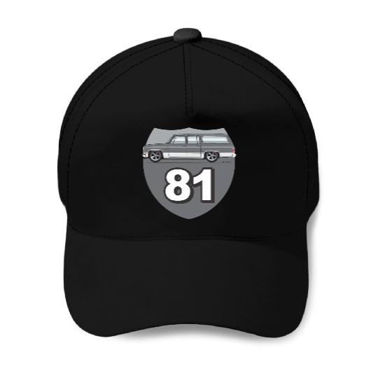 81 Charcoal Baseball Caps