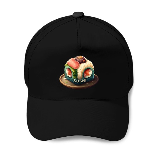 Amazing Realistic Sushi Design Baseball Caps