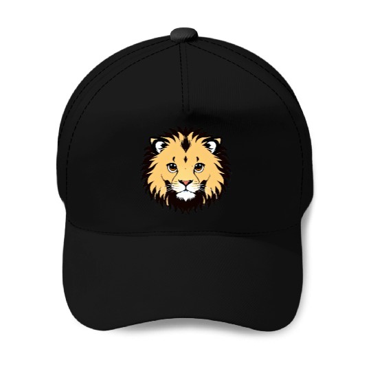 Royal Cartoon Lion - King of the Jungle 22 Baseball Caps