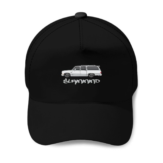 SLAMMMD Light Silver Baseball Caps