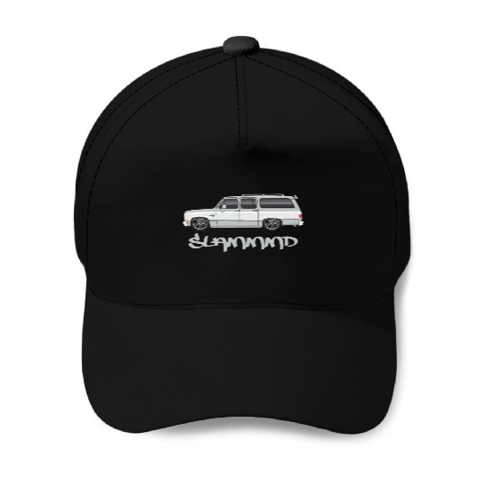 SLAMMMD Light Silver Baseball Caps