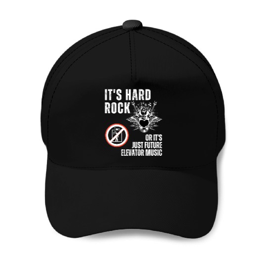 Hard Rock or Future Elevator Music Baseball Caps
