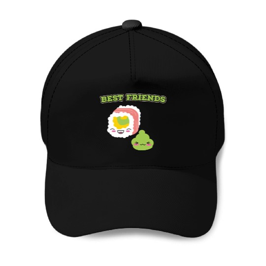 Wasabi And Sushi Baseball Caps
